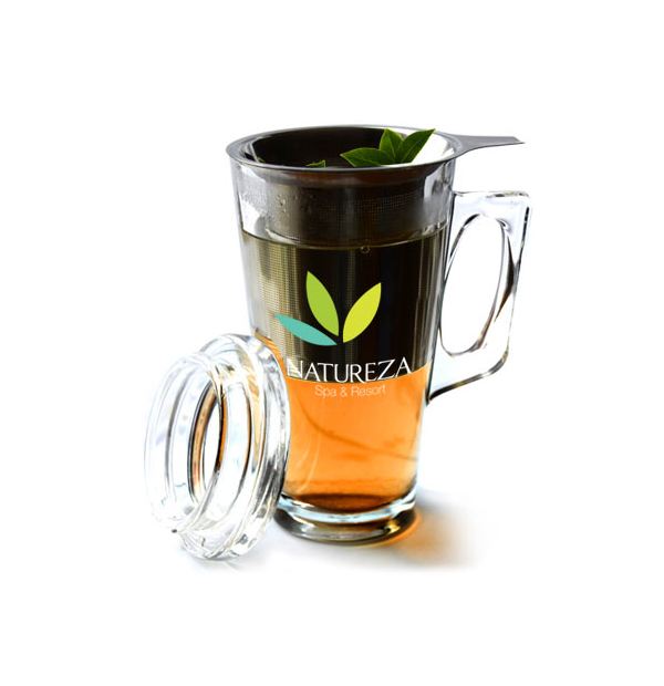 Tasse avec infuseur à thé - PJL-719, Verres/tasses en verre, Articles  promotionnels